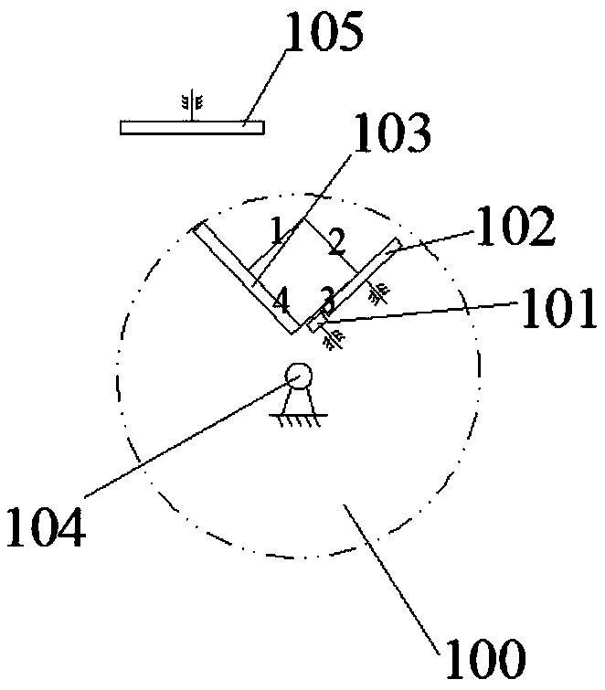 Overturning bubble pressing hand changing mechanism and method