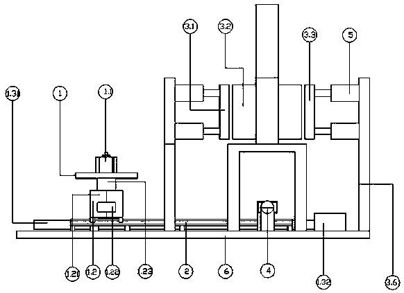 A fully automatic winding shaping device