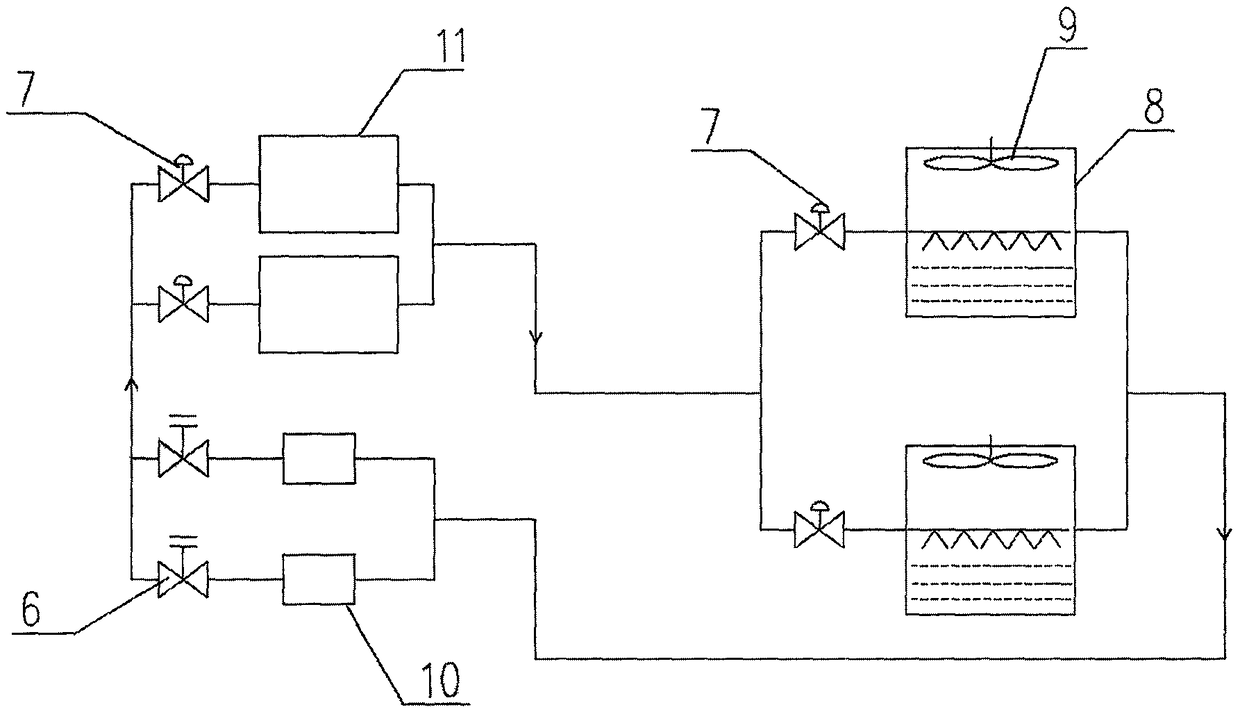 Integral air conditioner and terminal water system device