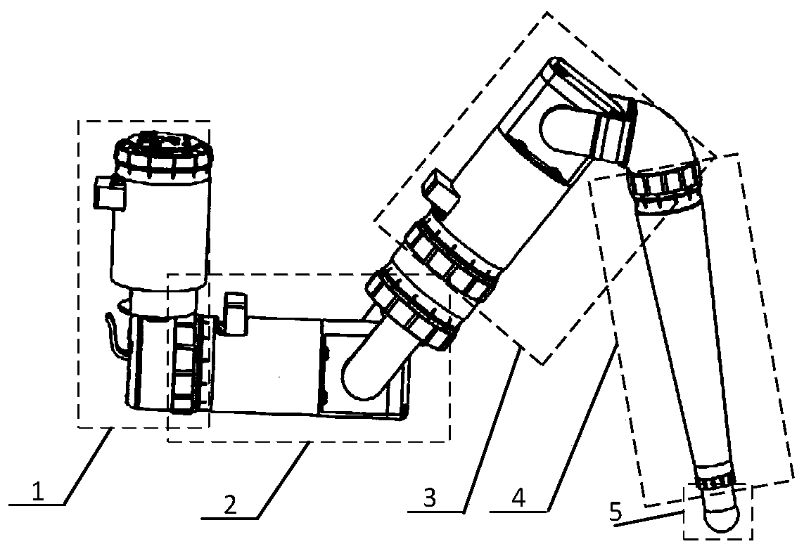 Integrated joint variable body multi-foot robot capable of being rapidly disassembled and assembled