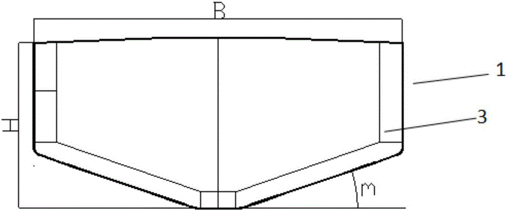 Merchant ship without ballast water