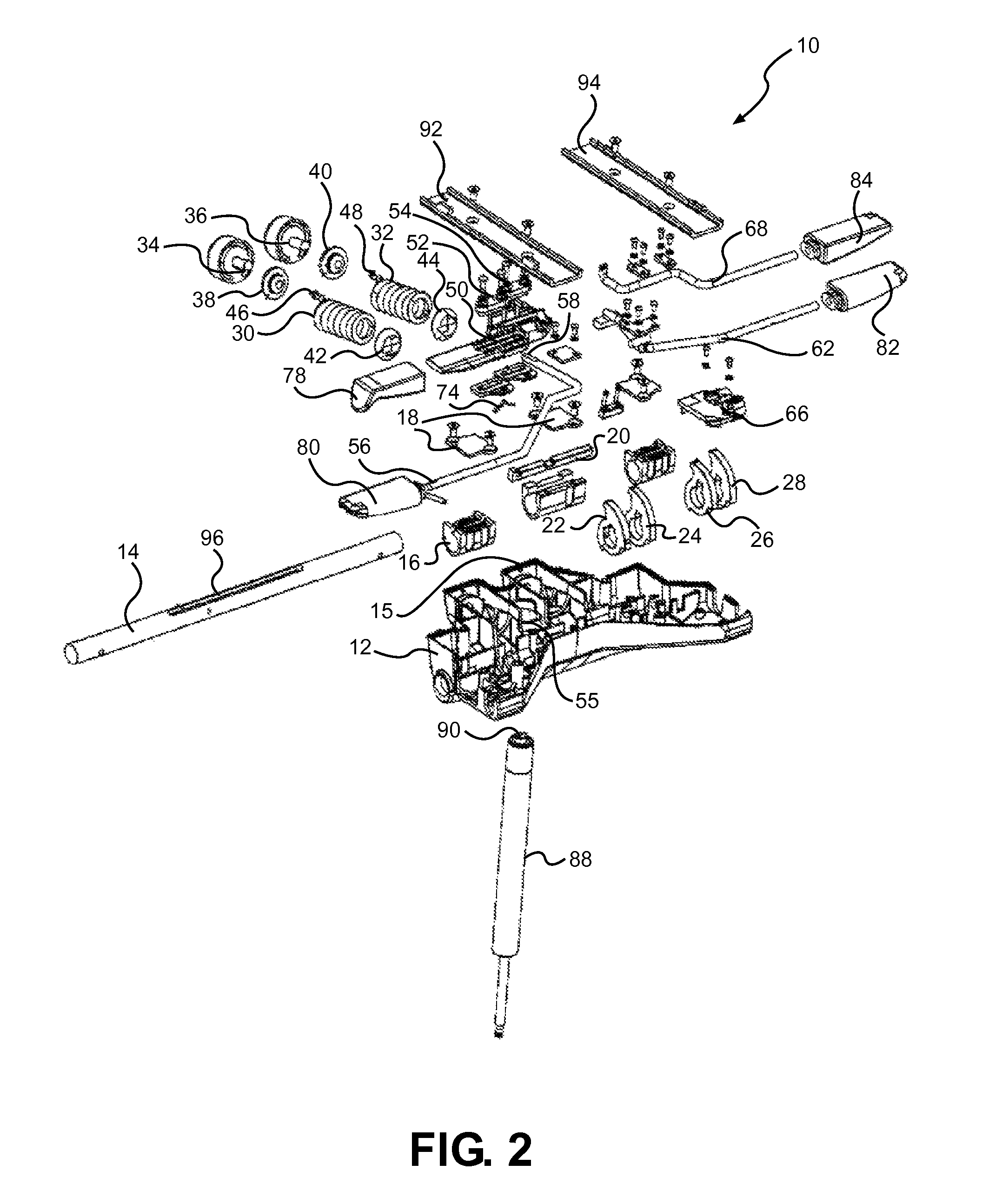 Mobile task chair and mobile task chair control mechanism with adjustment capabilities and visual setting indicators