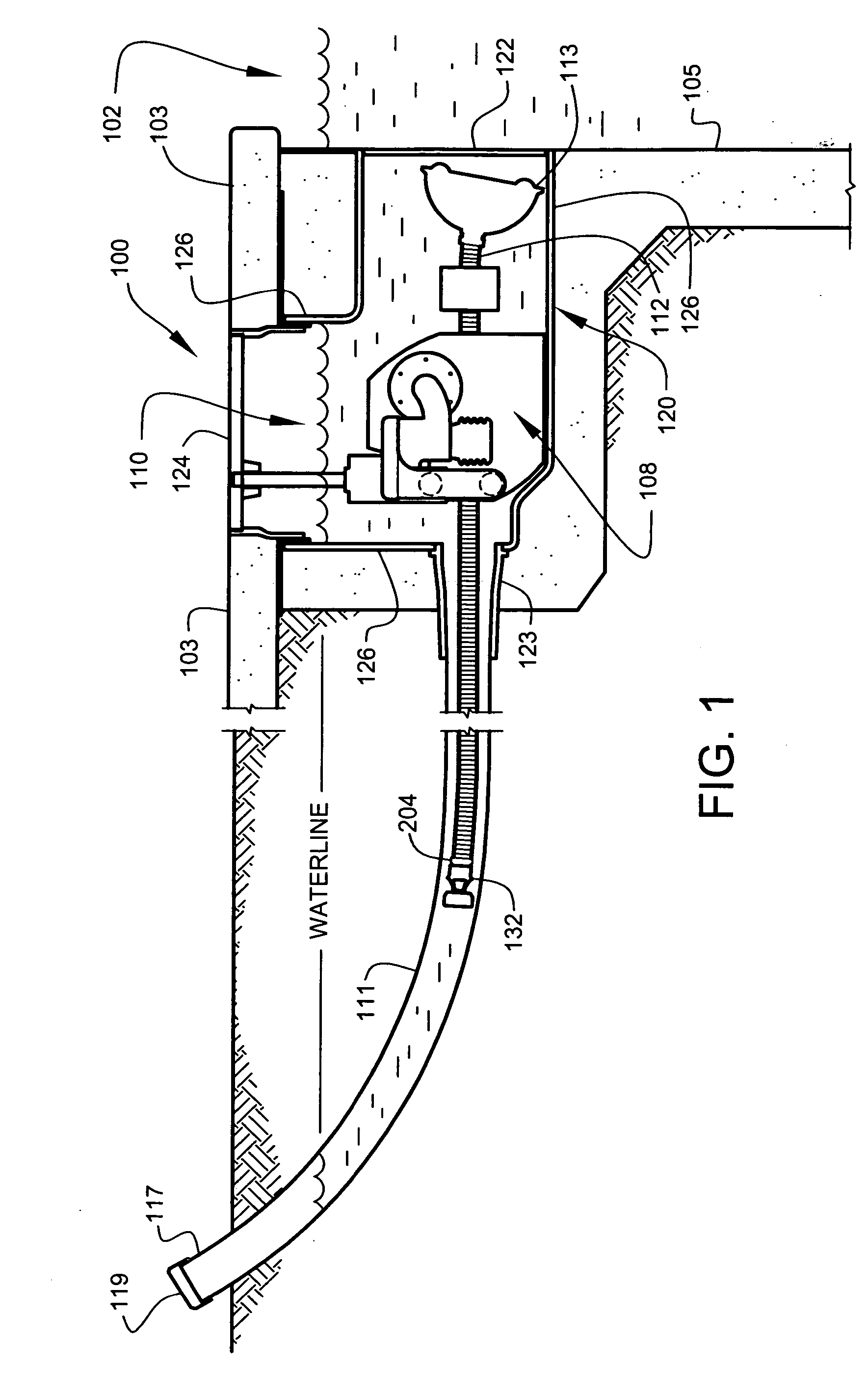 Concealed automatic pool vacuum systems