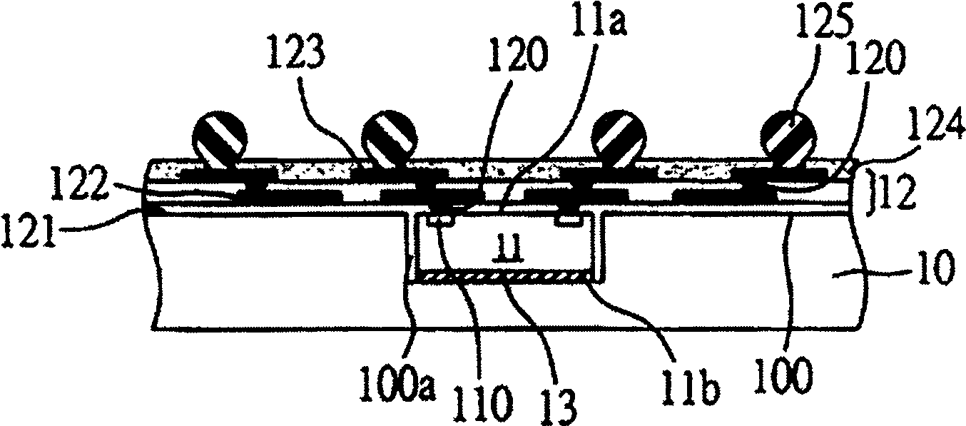 Chip buried-in modularize structure