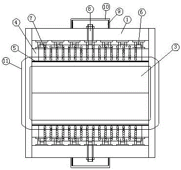 Saw-tooth mutual-lock type steel sleeper for automatic compensation of settlement