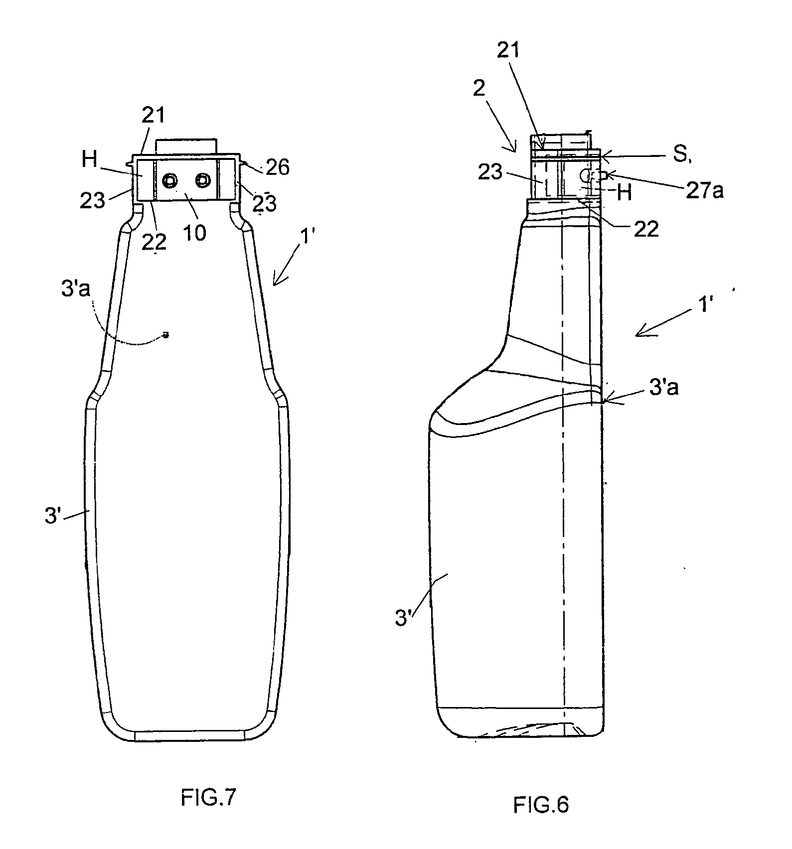 Plastic Preform and Single Container for Making a Dual-Container Dispenser