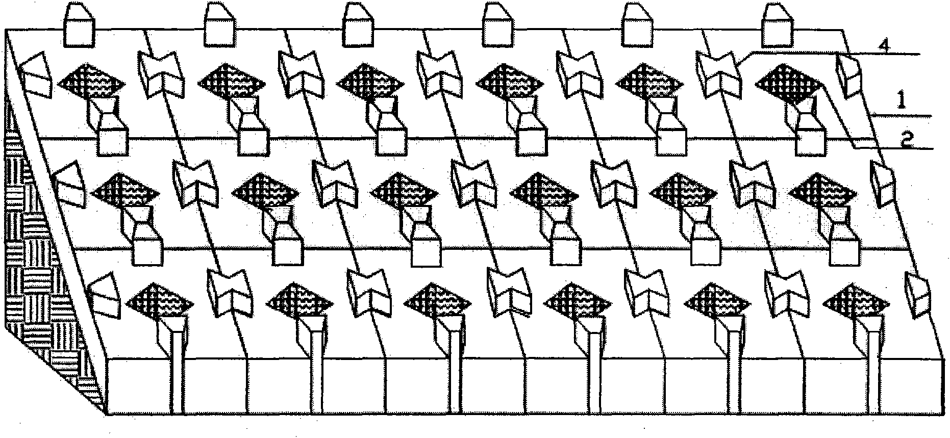 Slope protection brick and method for constructing channel slope by utilizing same