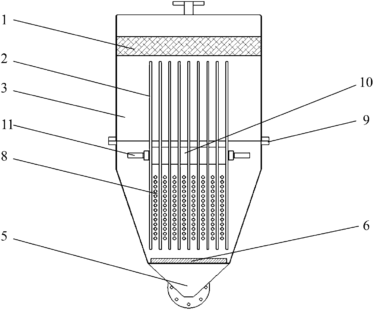 Novel combination type evaporation condenser