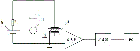 System and method for measuring high voltage cable space charges based on electroacoustic pulse method