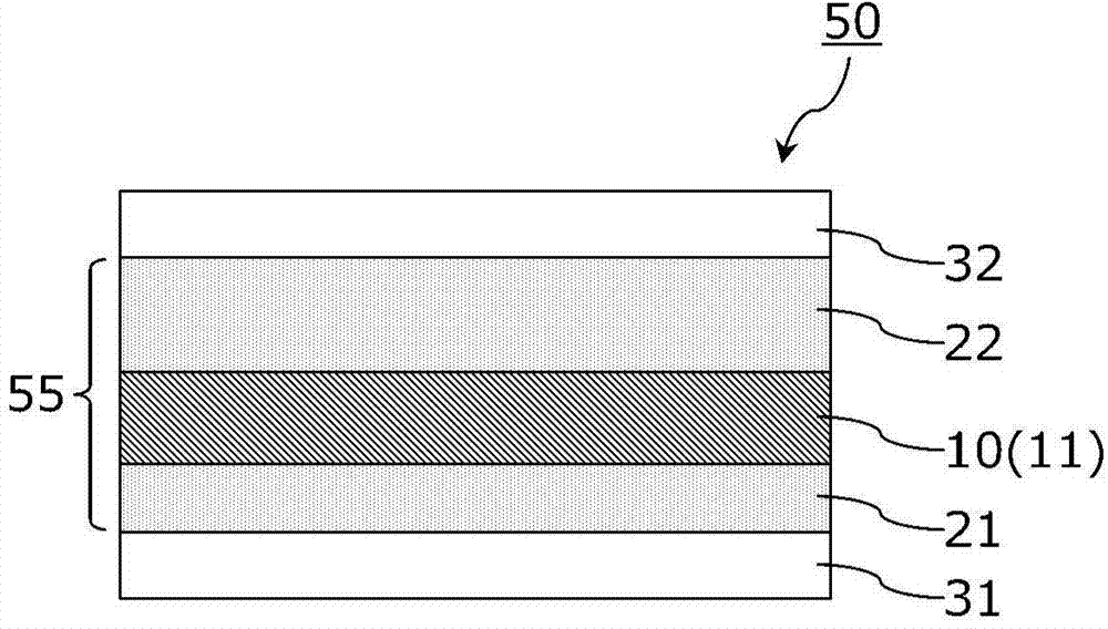 Optical film with adhesive on both sides and method for fabrication of image display device employing same