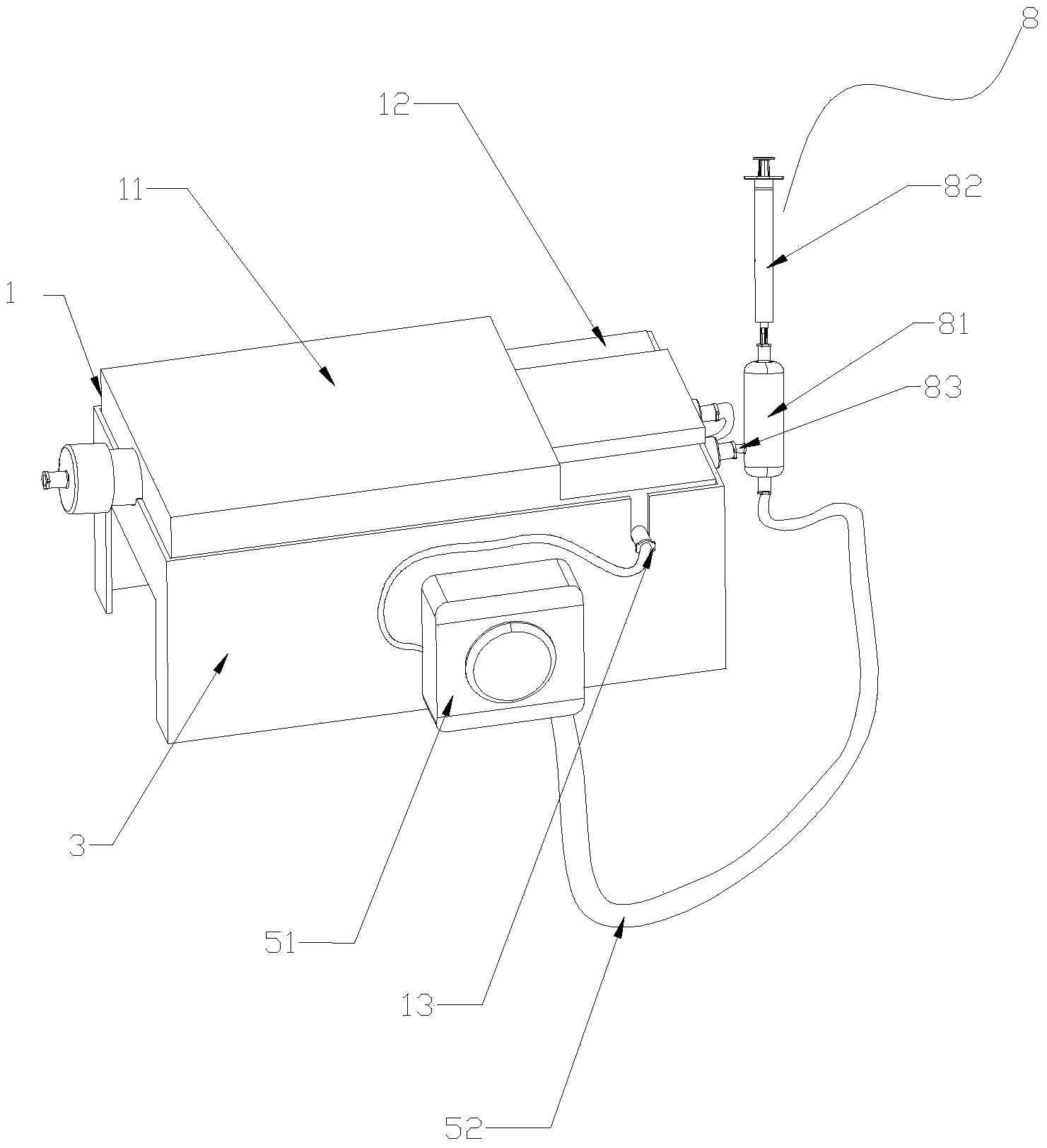 Double-chamber three-dimensional pouring bioreactor system