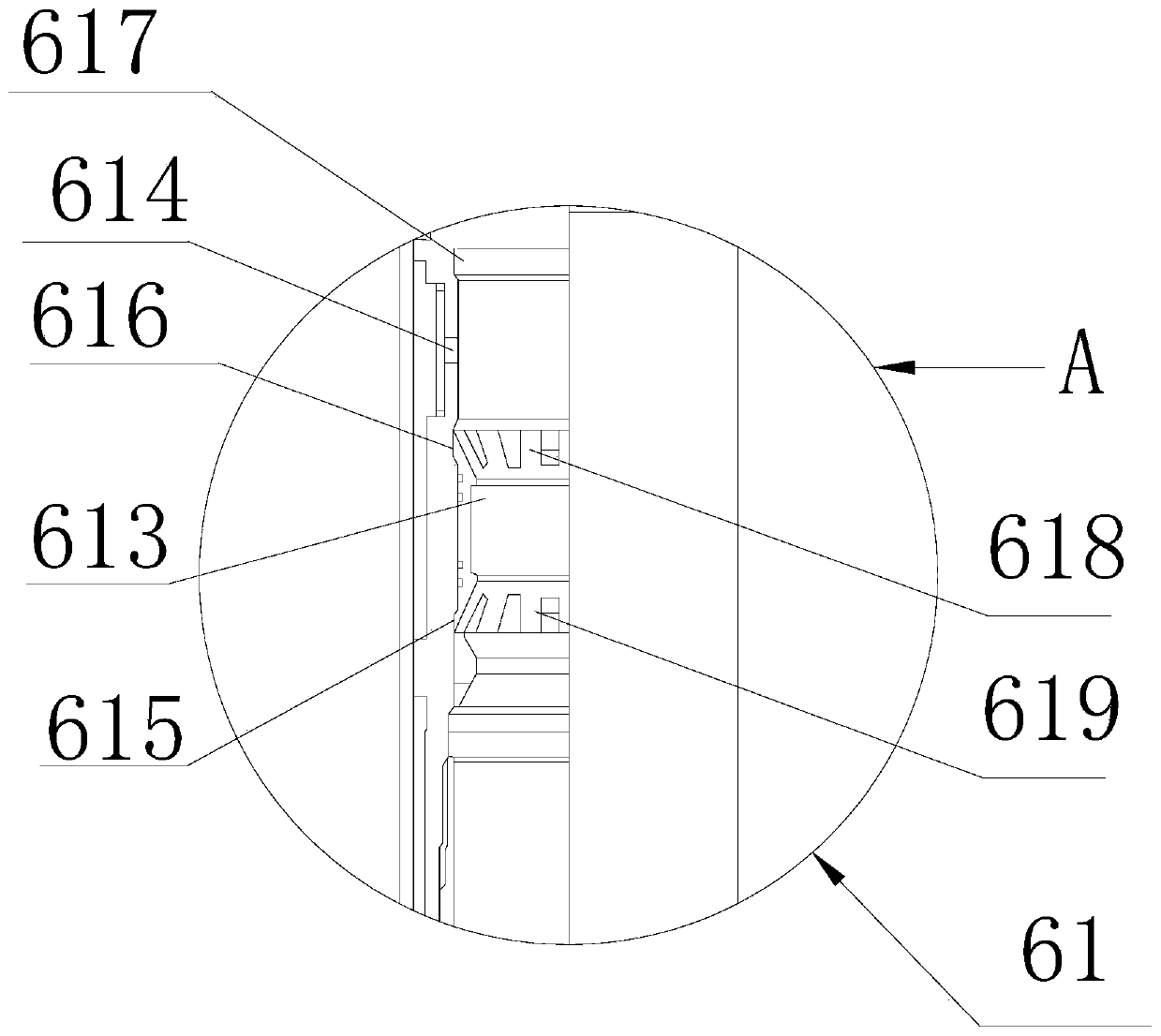 A combined implementation pipe string and method for fracturing and water control production