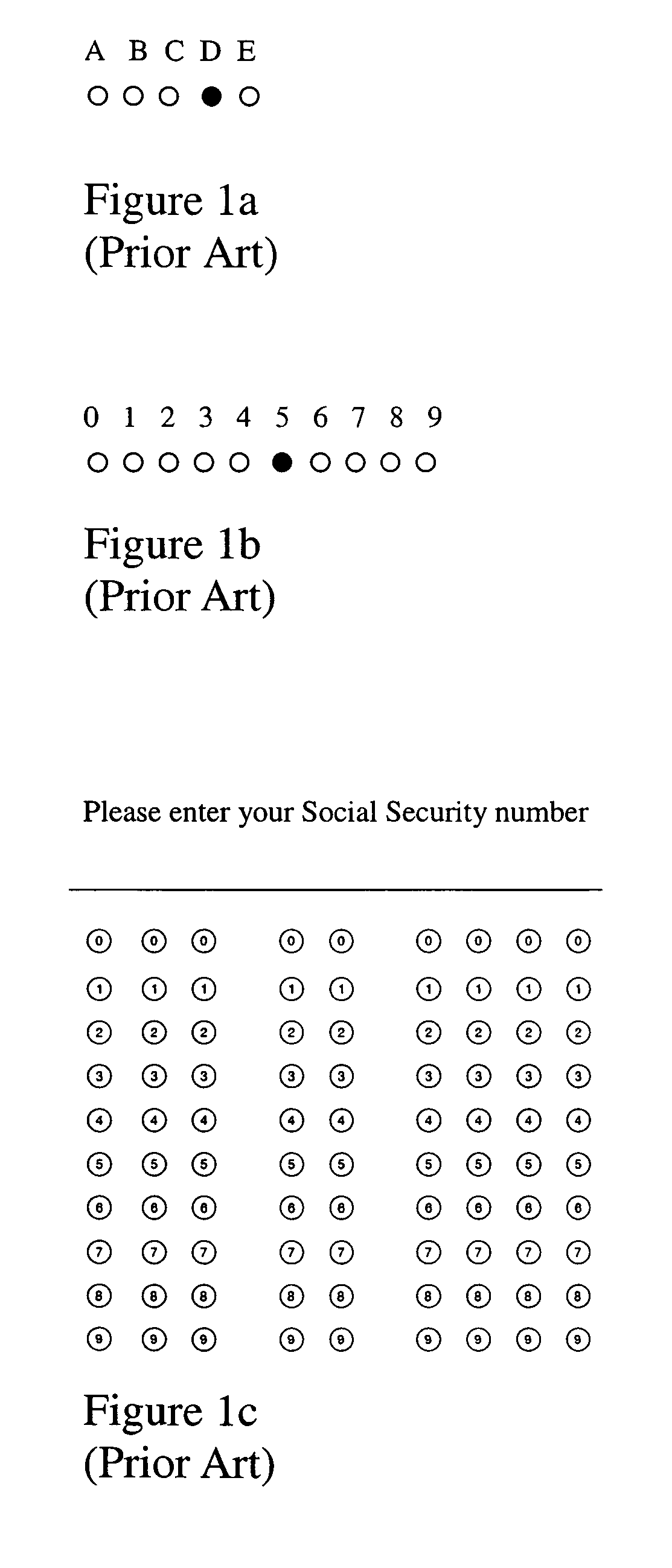 Multi-level optical mark reading that uses an unambiguous symbology of marks to fill into response bubbles