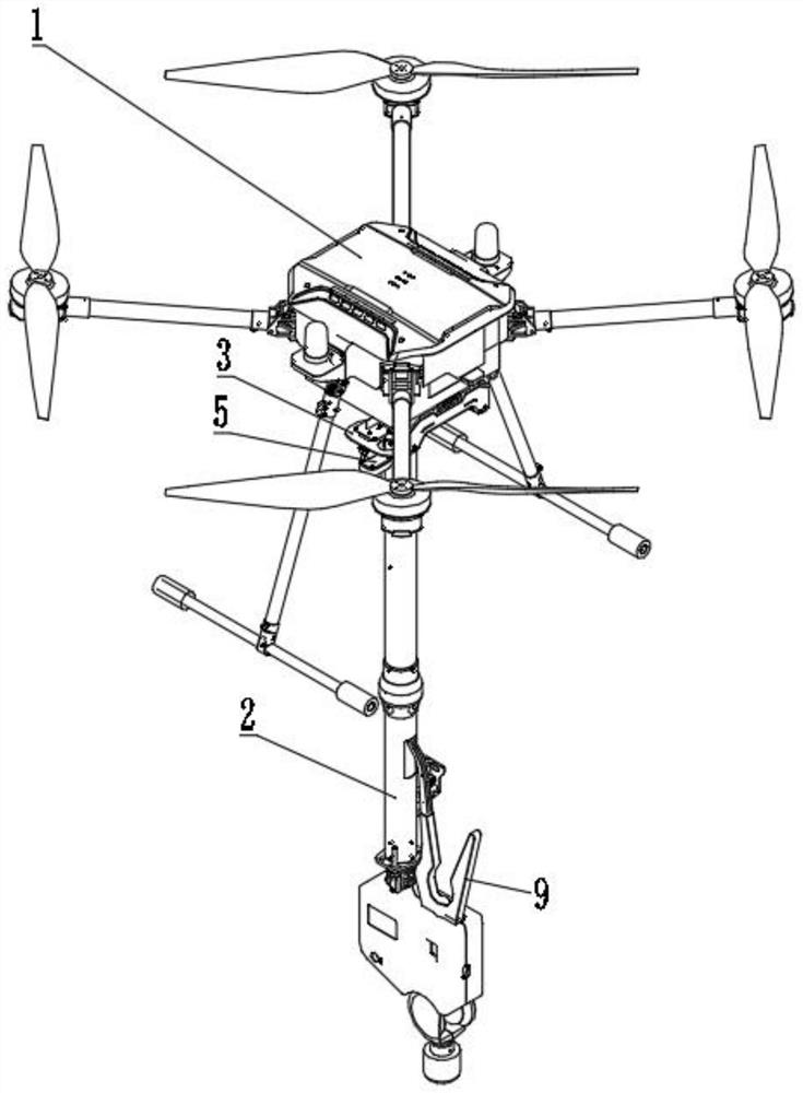 Unmanned aerial vehicle attachment operation system