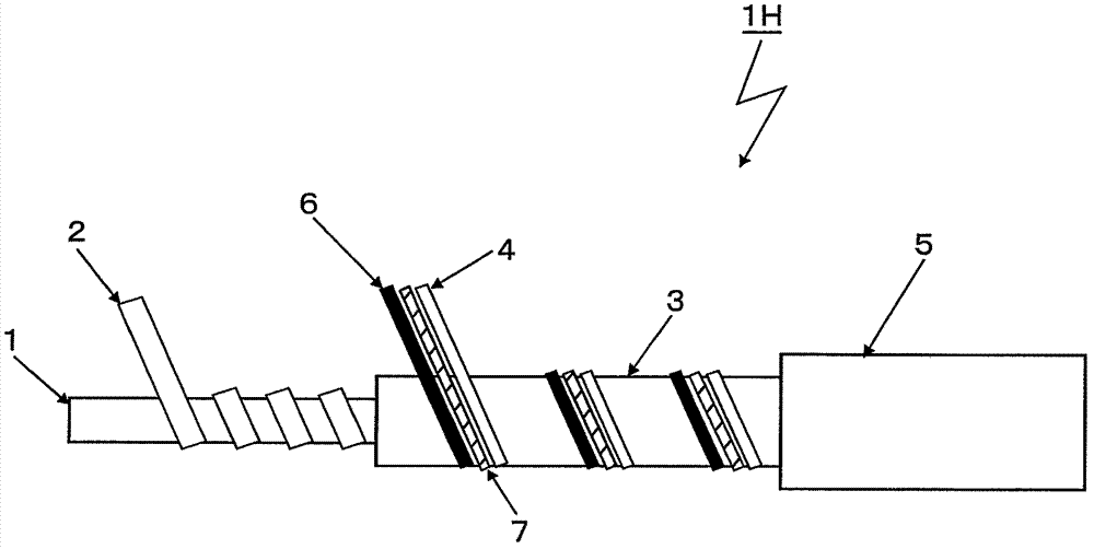 Wire type heating wire device