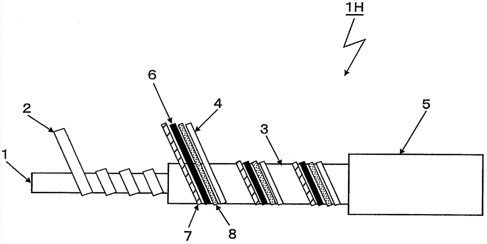 Wire type heating wire device