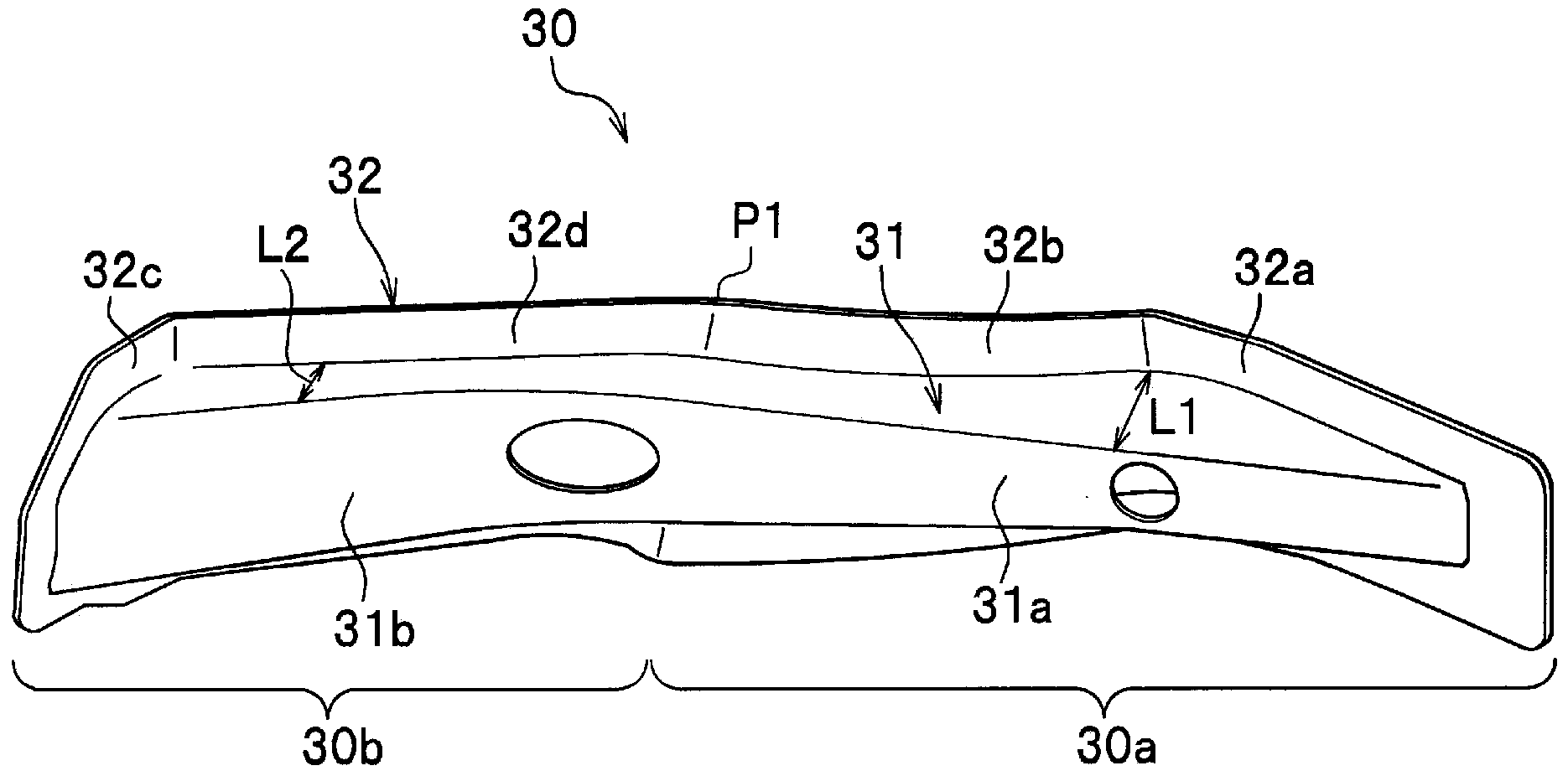 Vehicle body bottom structure