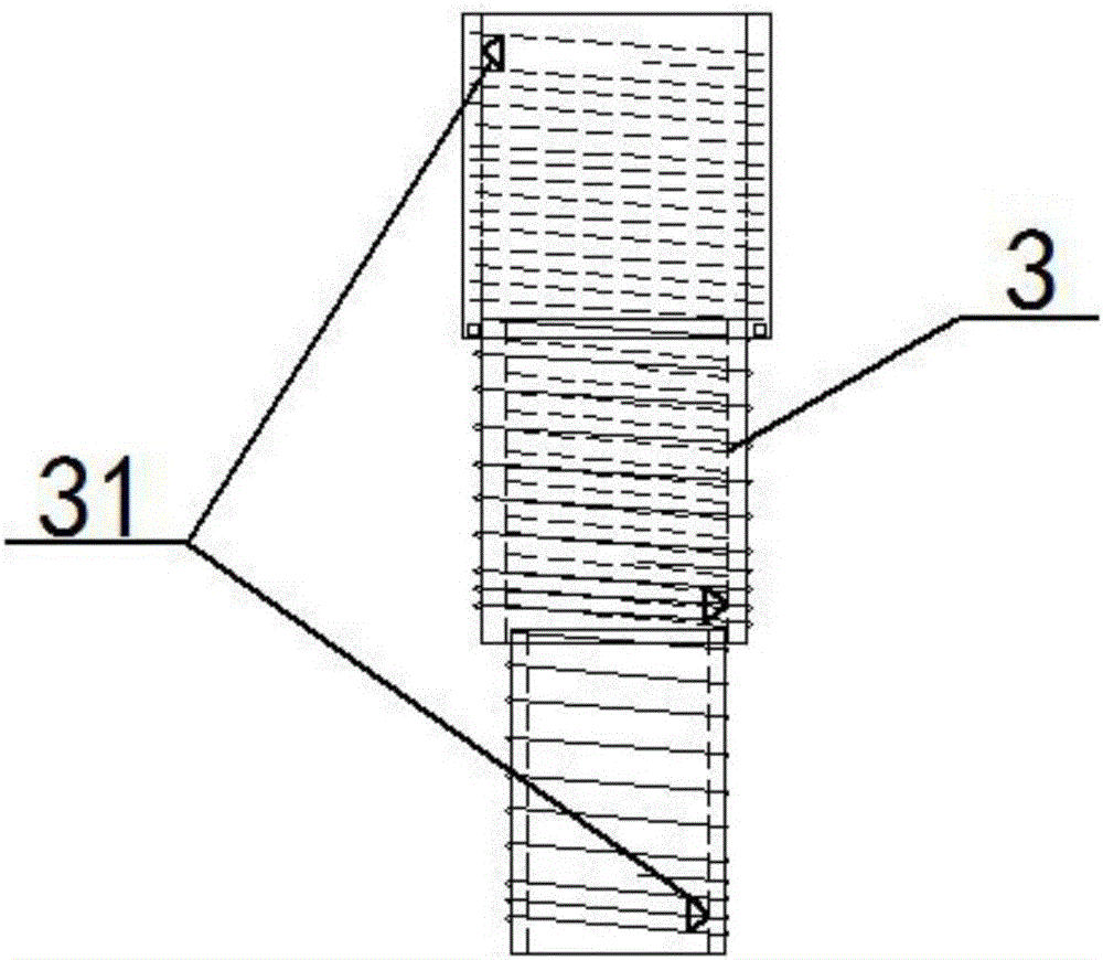 Telescopic lifting device and control method thereof