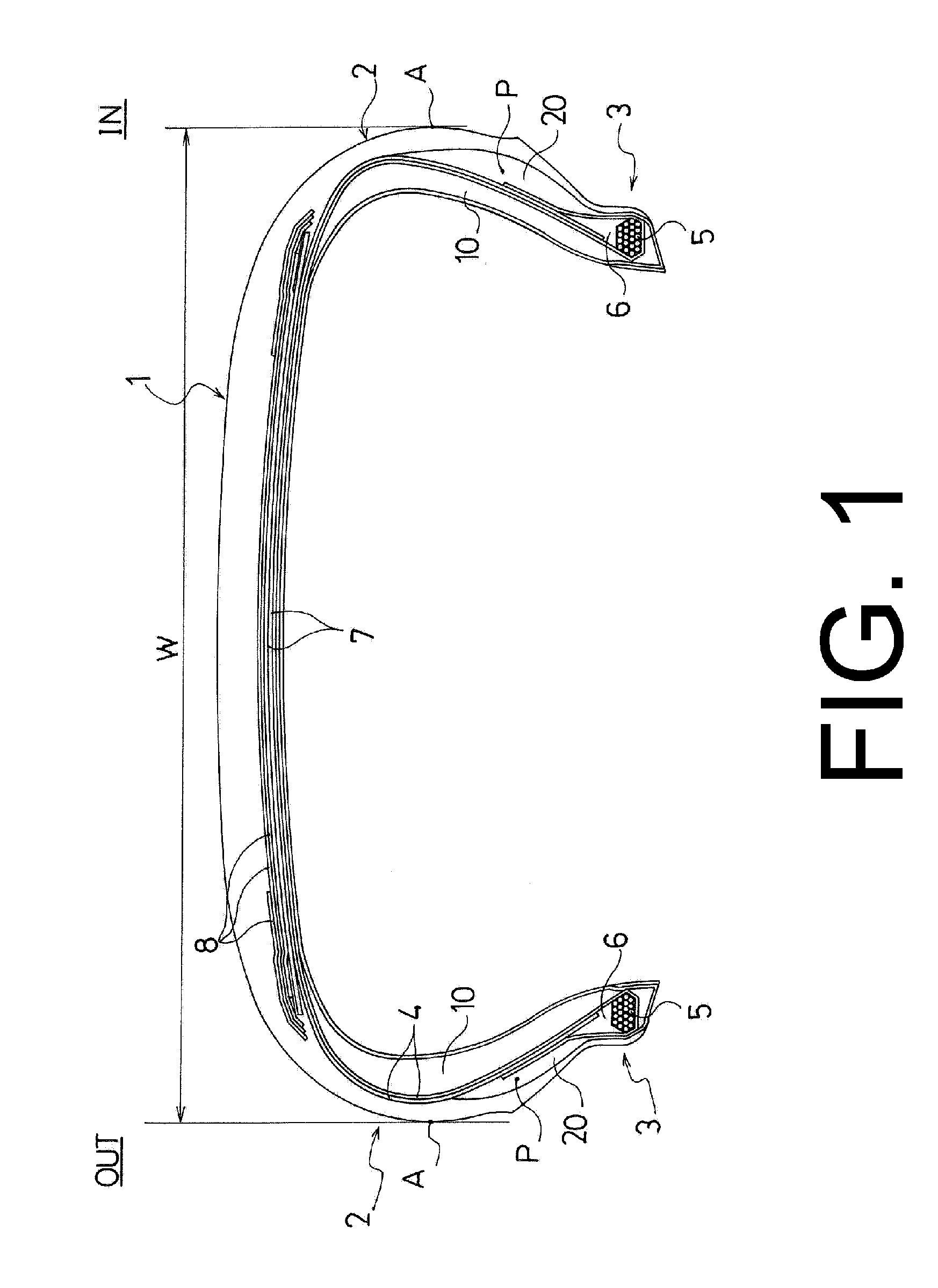 Pneumatic Run Flat Tire