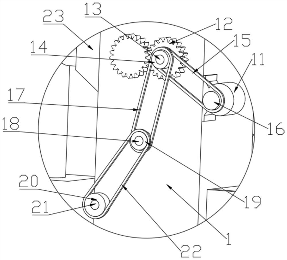 Engineering waste recovery device for civil construction