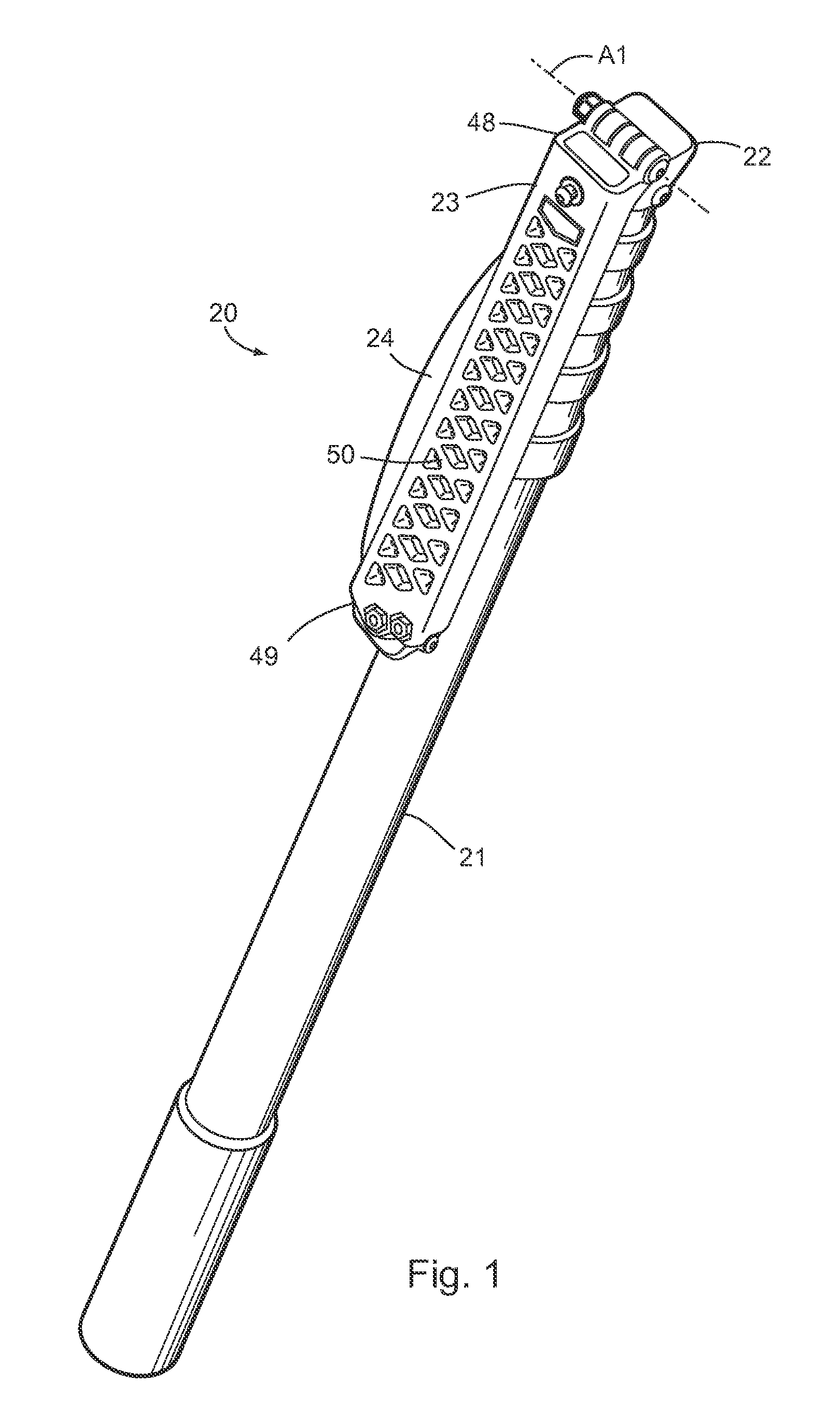 Foldable-storable pole saw