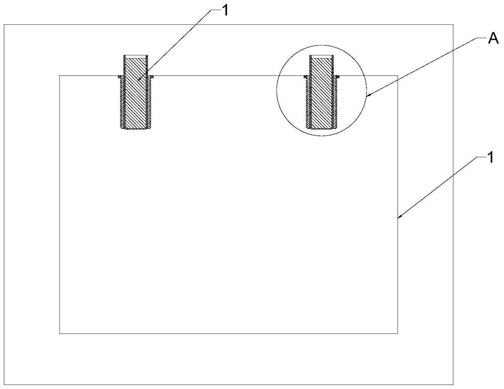 Tungsten copper and dissimilar metal welding structure and method