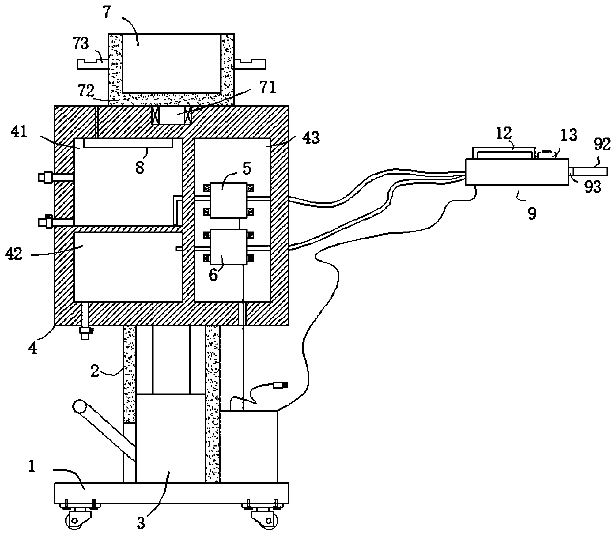 Thoracic surgery wound cleaning device