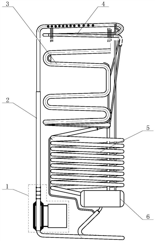 Diffusion absorption type refrigerating machine core using electromagnetic heating mode