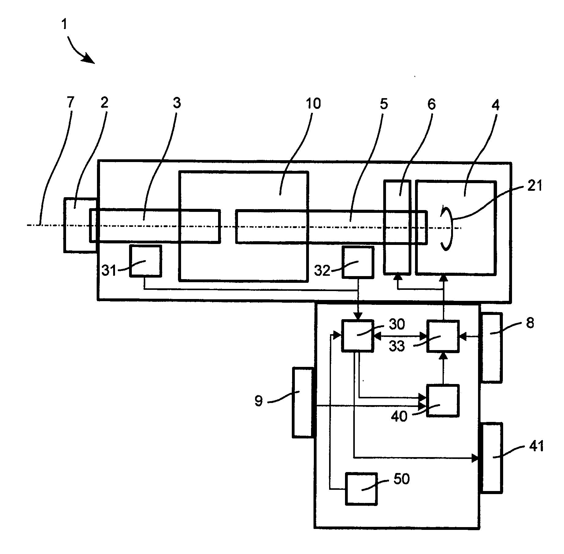 Impact wrench and control method for an impact wrench