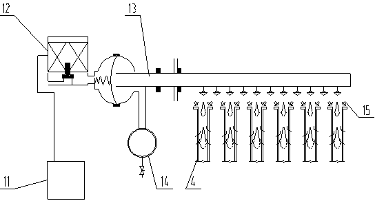 Vibrating and backflushing integrated bag type dust remover