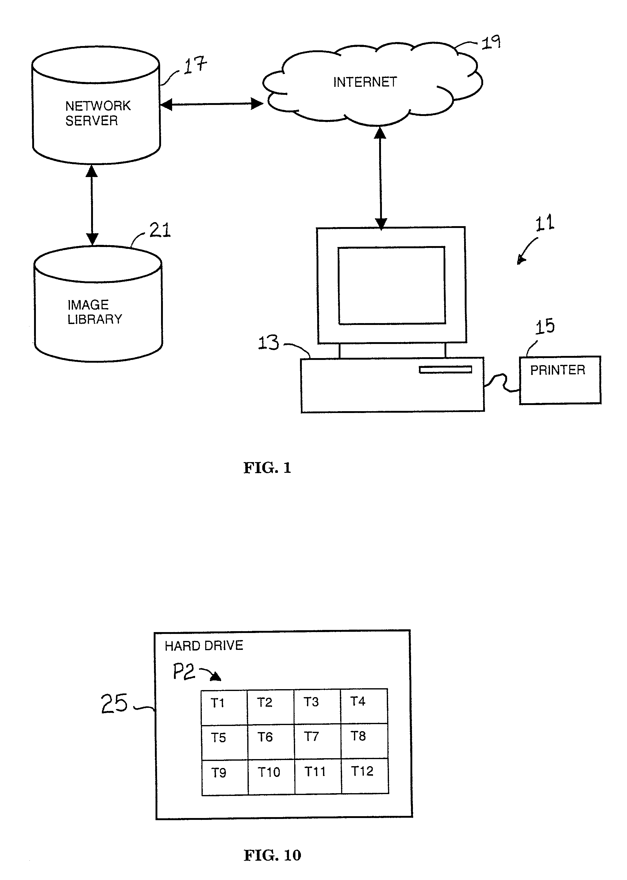 Rectangular partitioning in printing rotated images