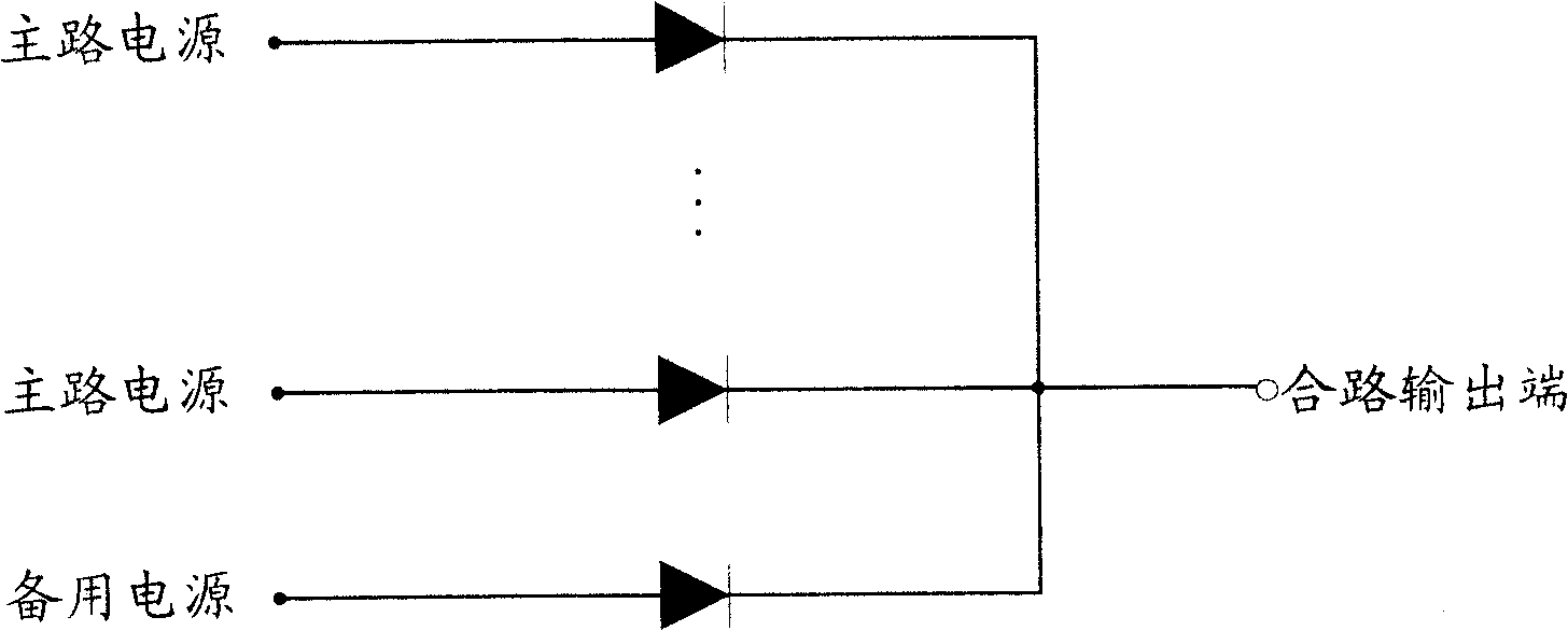 Controller for switching main power supply