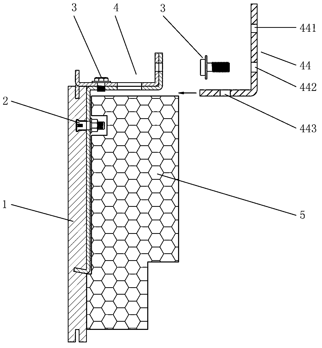 Heat-preserving wall space finish material