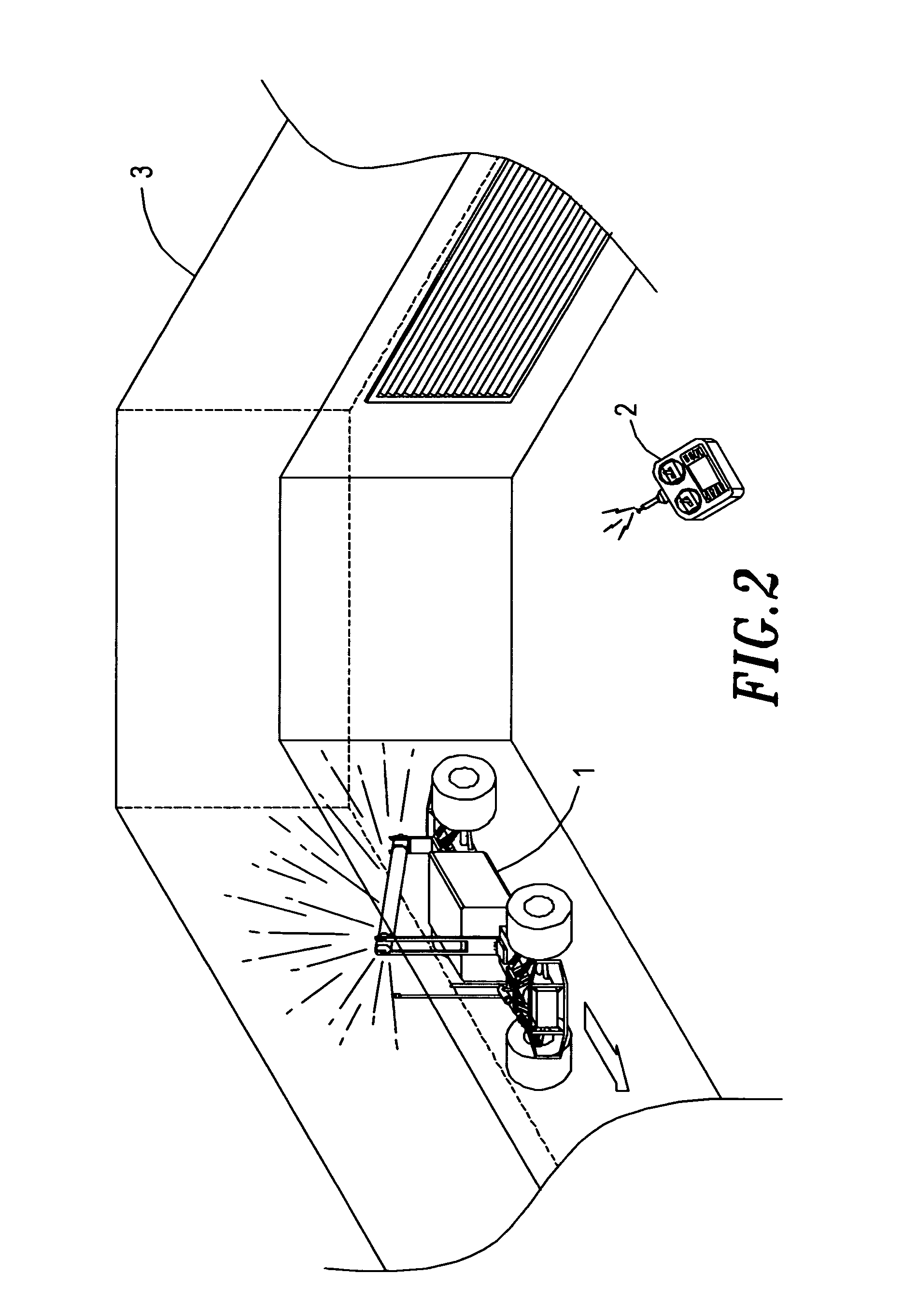 Remote control vehicle with UV sterilizer