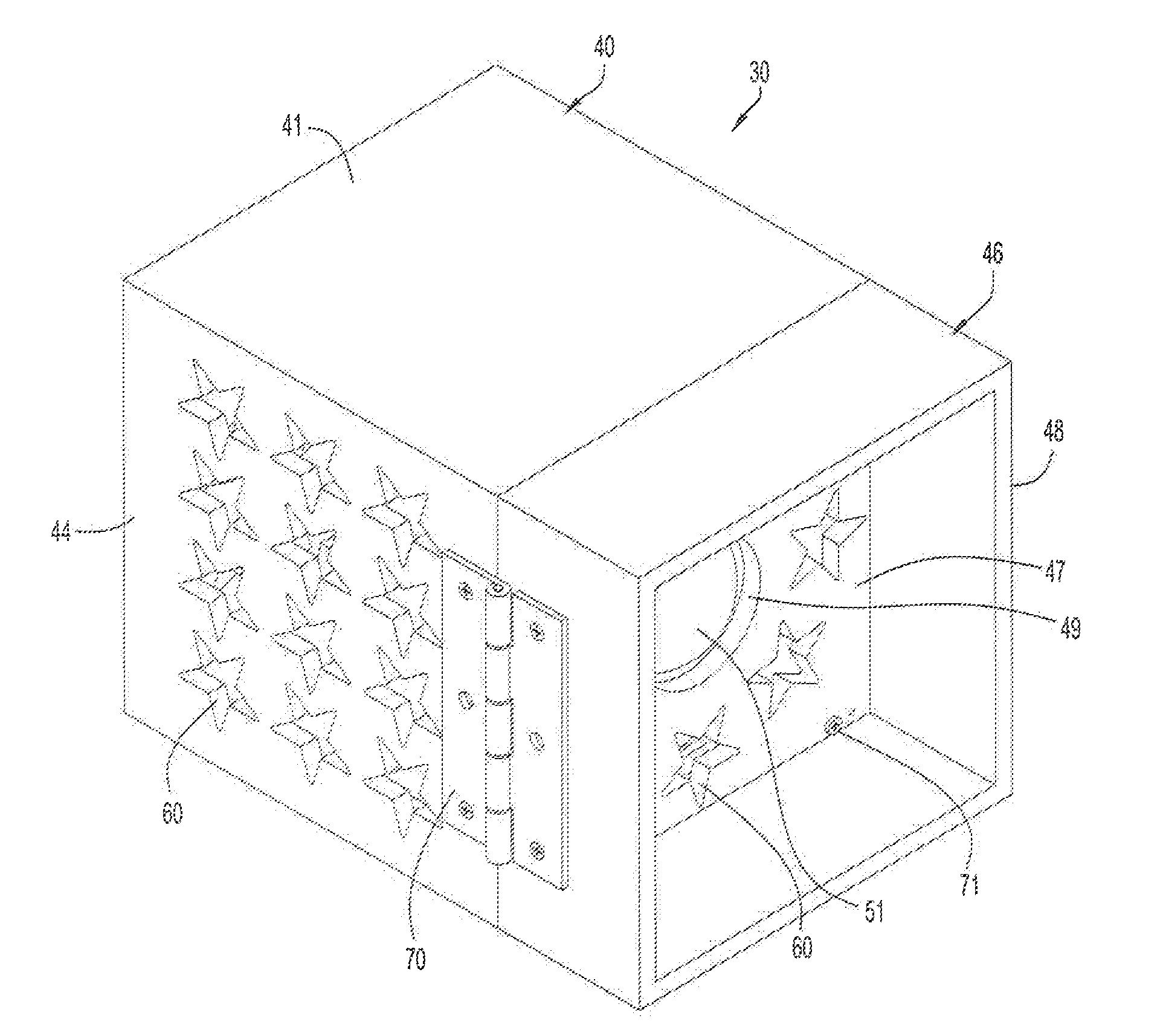 Night lighting system, method and component kit