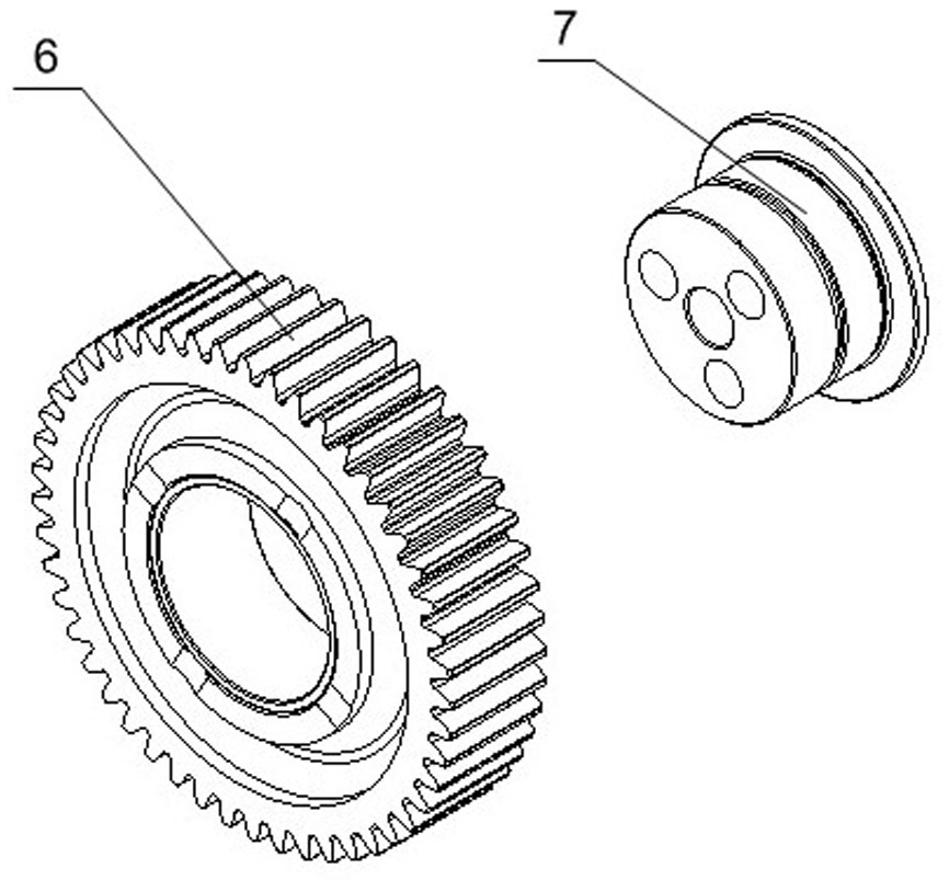 A rear case-type gear chamber assembly for easy disassembly and assembly of an idler gear assembly