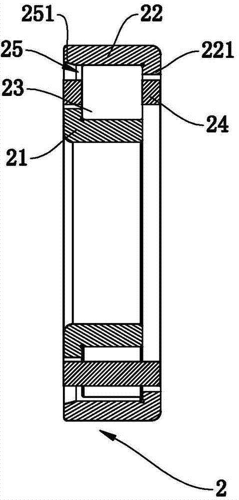 Output shaft support device for automatic gearbox