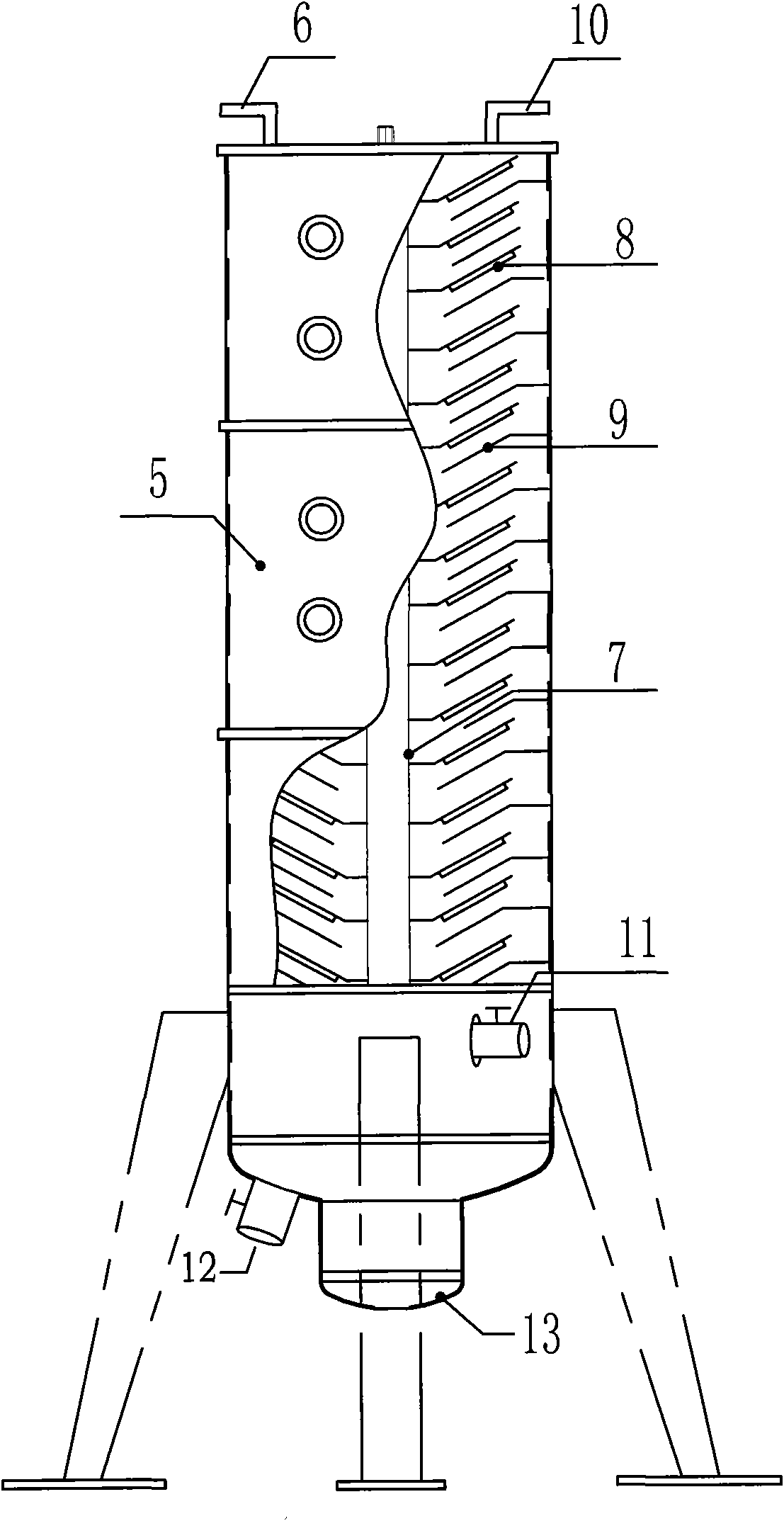 Rotary steam distillation equipment