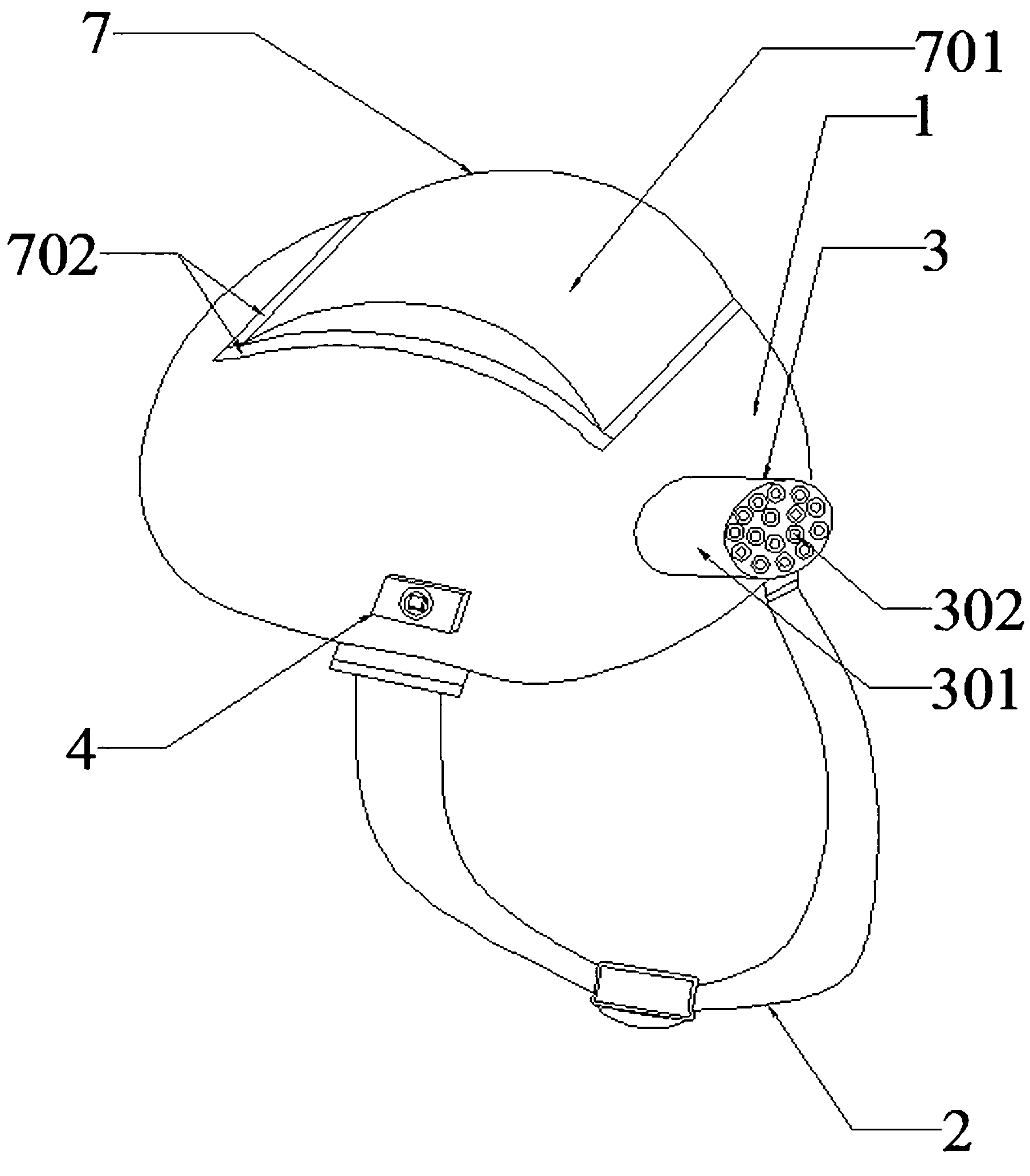 Safety miner lamp helmet