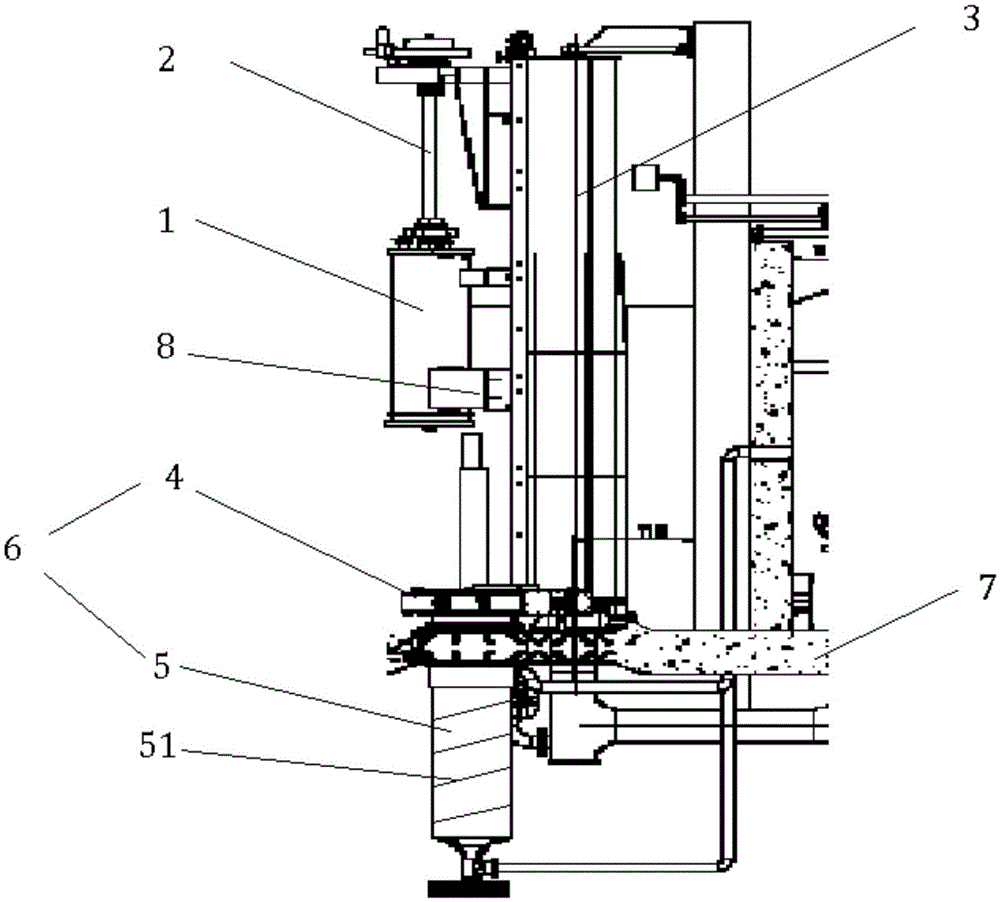 Vacuum arc remelting furnace