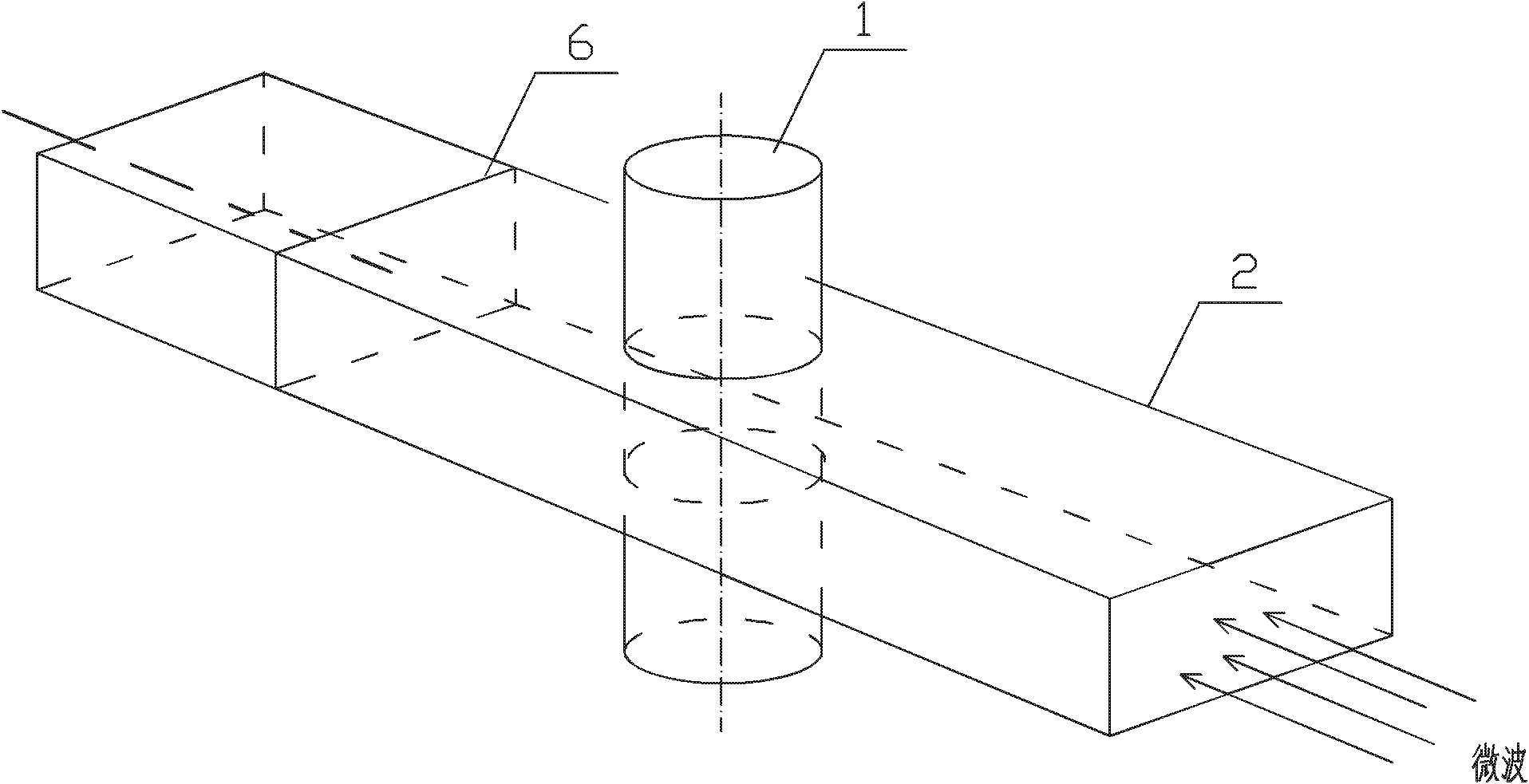 Microwave plasma decomposition Freon innocent treatment method