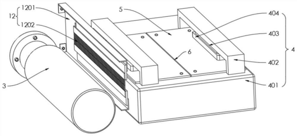 Coiled material supply device for flexible circuit board production