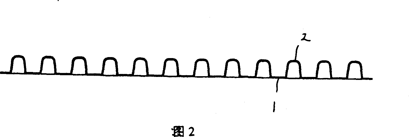 High density polyethylene drainage protection board and its preparation method