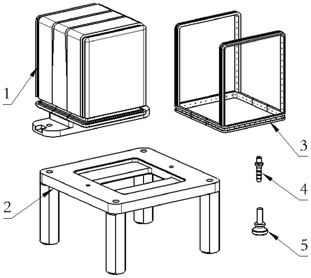 Helicopter box body part welding positioning device with ventilation protection function