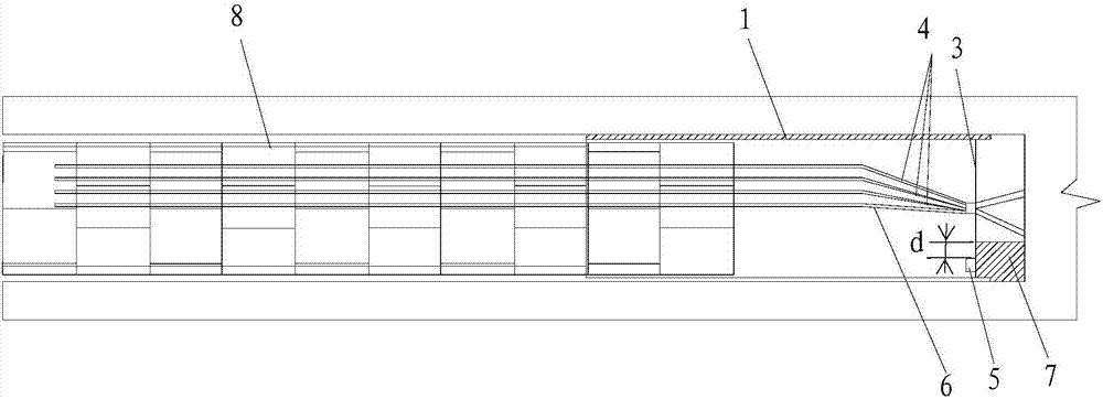 Pressure gas balanced tunneling method for upper-soft lower-hard stratum and full-section hard rock of earth pressure balance shield