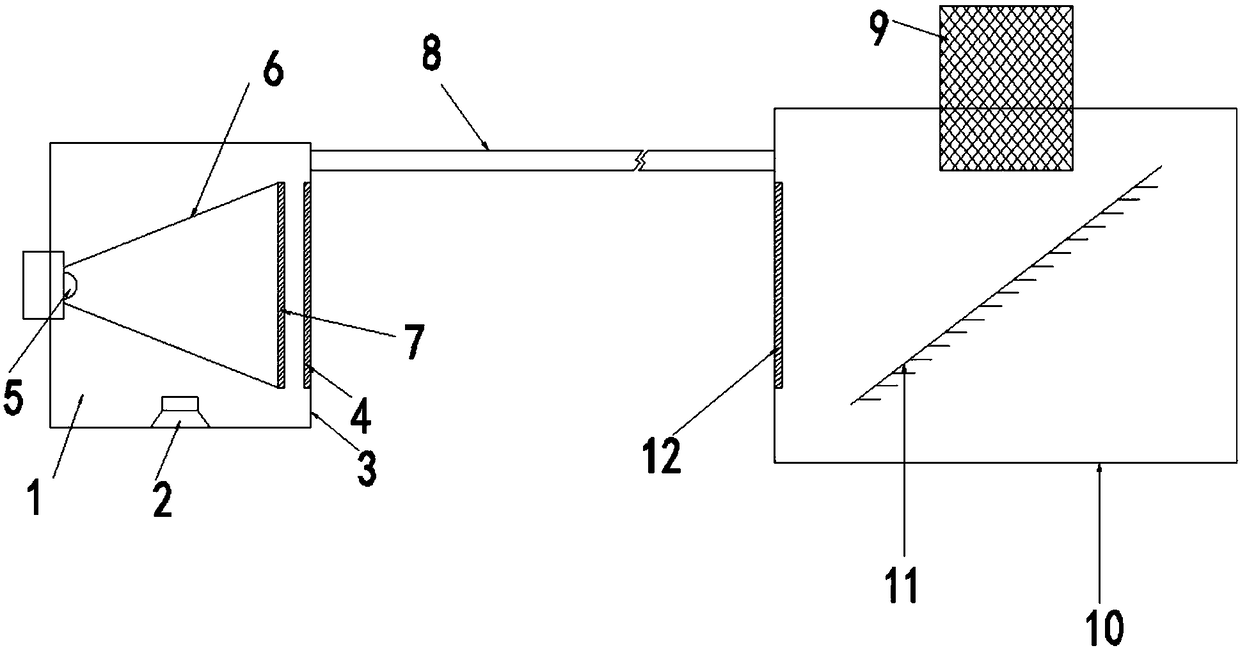 High-tone-quality projection apparatus capable of taking full advantage of optical engine space