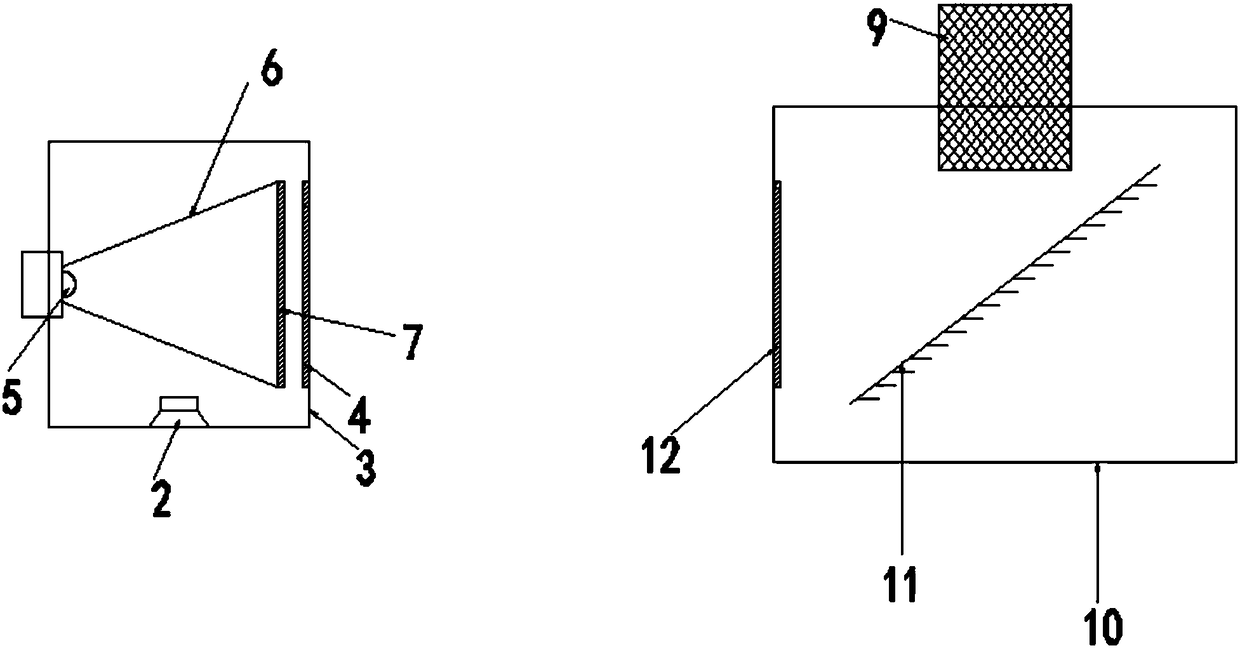 High-tone-quality projection apparatus capable of taking full advantage of optical engine space