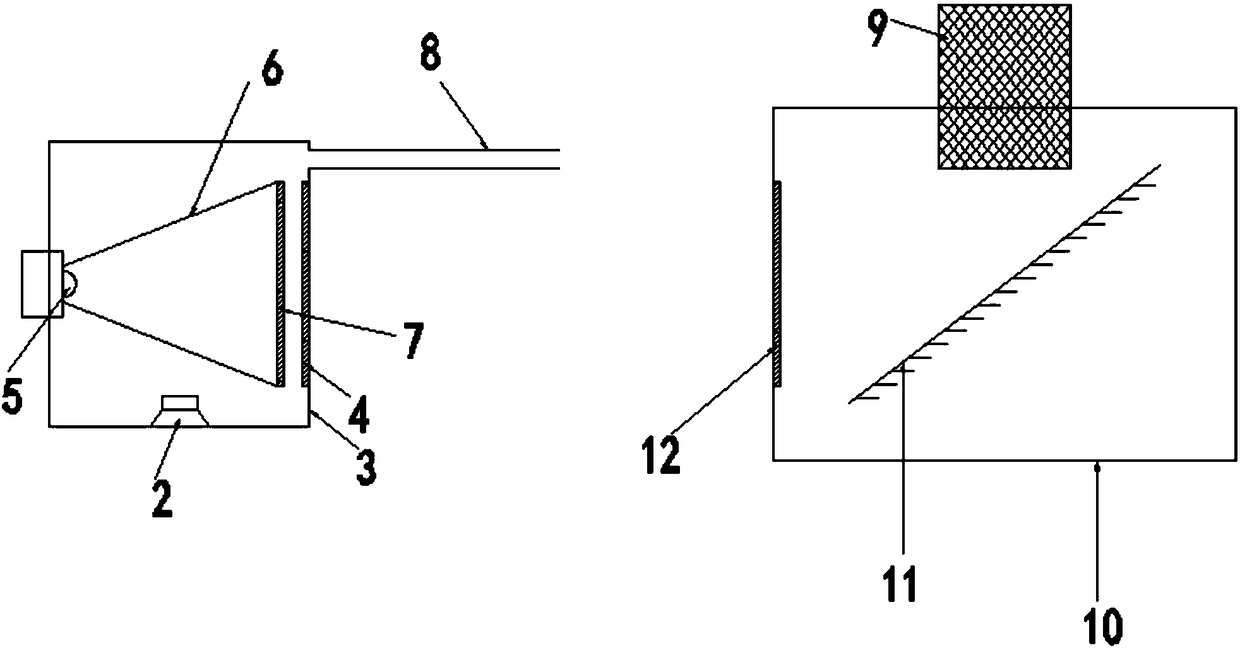 High-tone-quality projection apparatus capable of taking full advantage of optical engine space