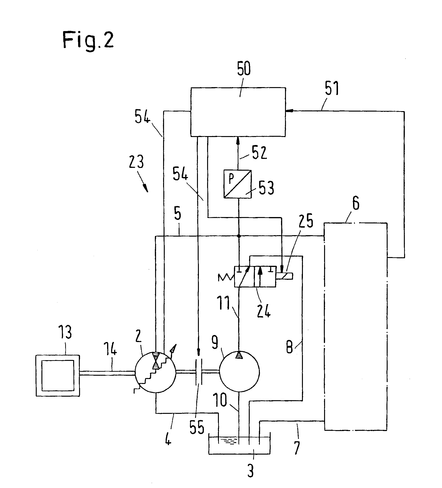 Hydraulic system with supplement pump