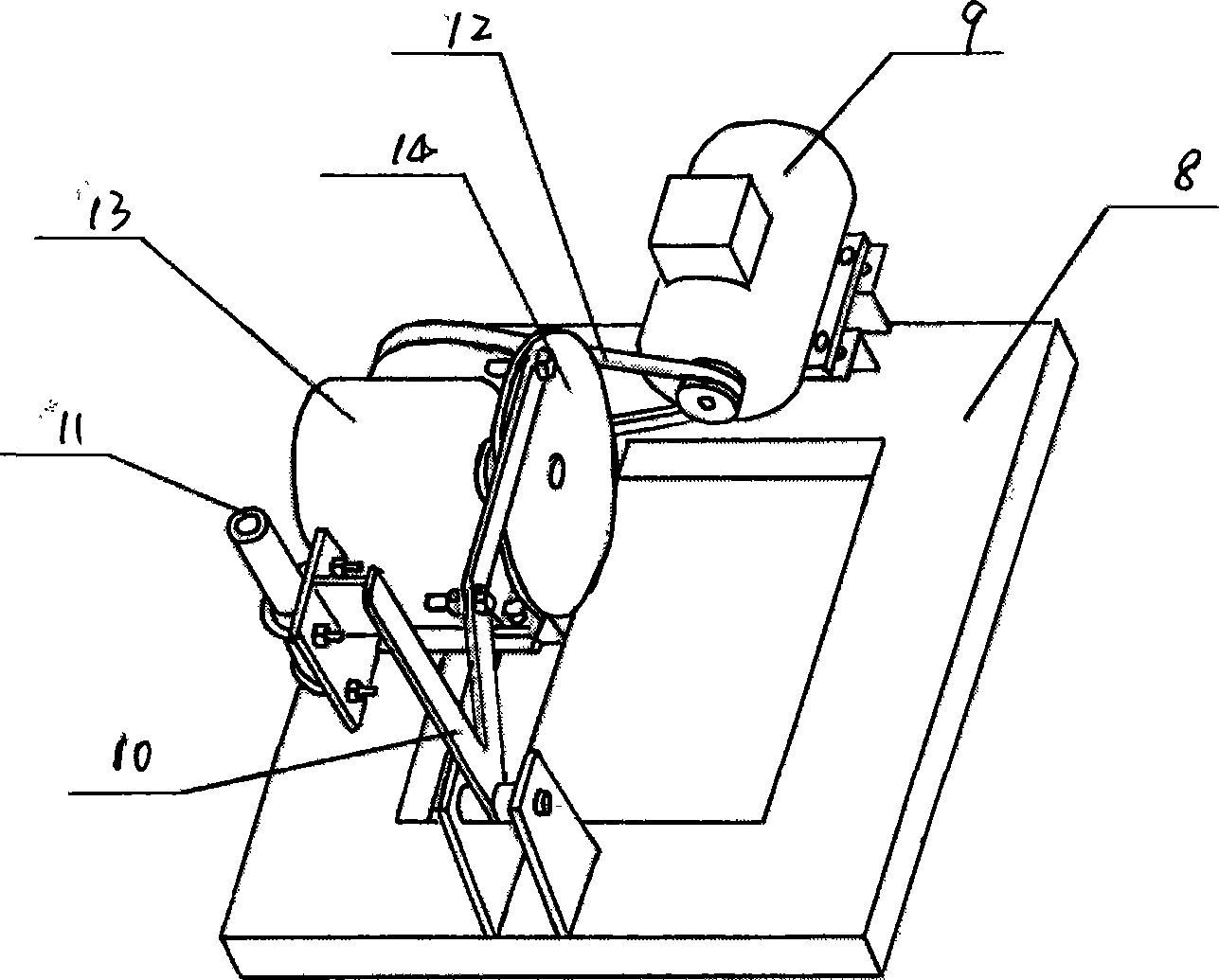 Automatic sand blasting and spraying equipment